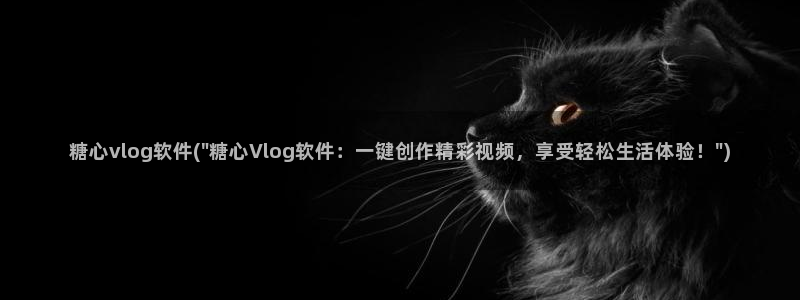 糖心vlog该看糖心了