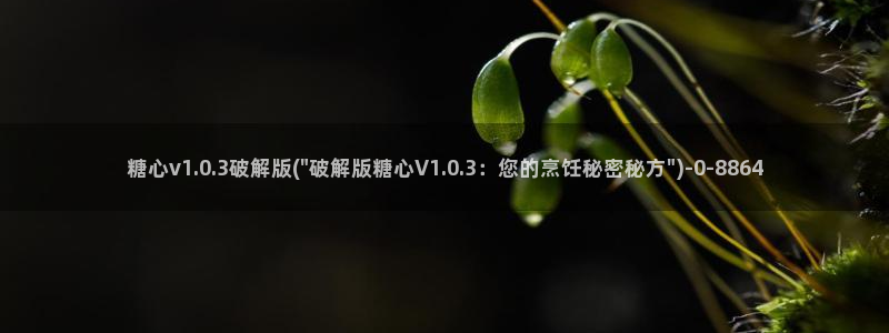 糖心vlog入：糖心v1.0.3破解版(\