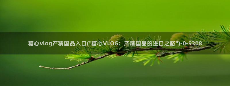 糖心vlog是什么平台：糖心vlog产精国品入口(\